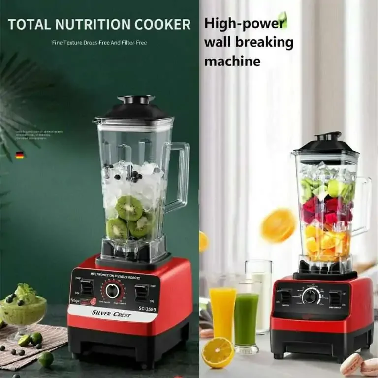 Silvercrest blender side